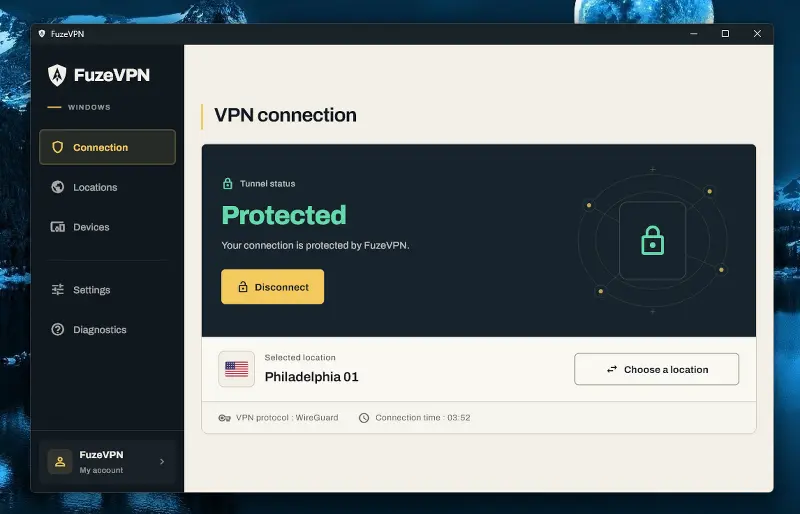 FuzeVPN preview