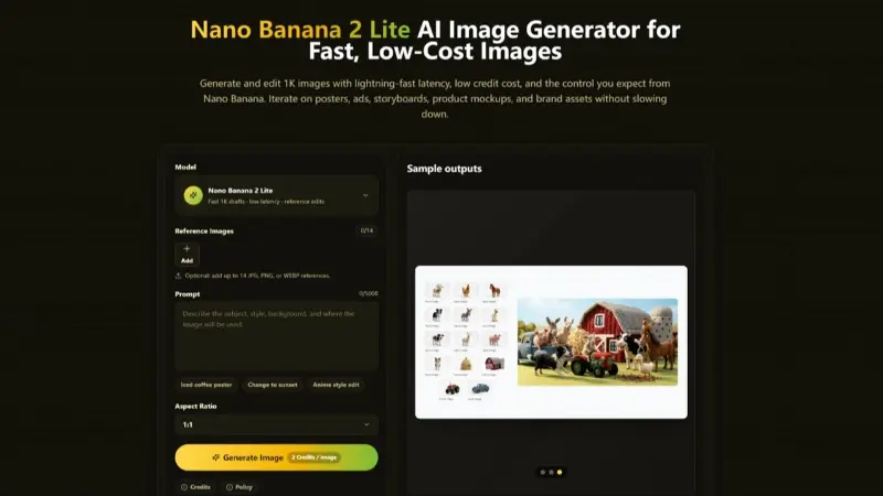 Nano Banana 2 Lite preview