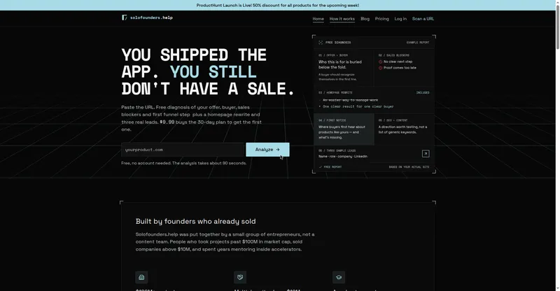 Solofounders.help preview
