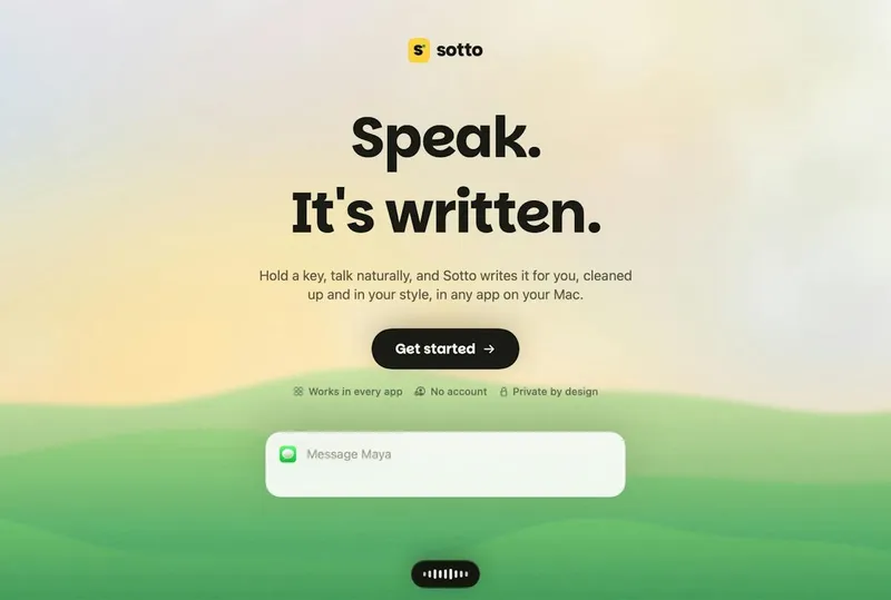 Sotto Voice preview