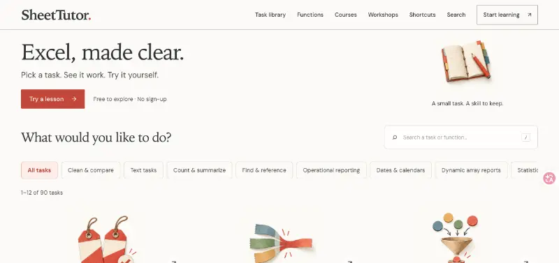 SheetTutor preview
