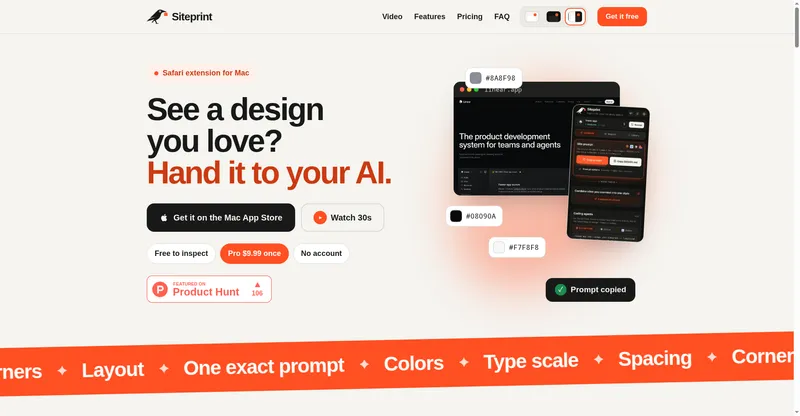 Siteprint preview