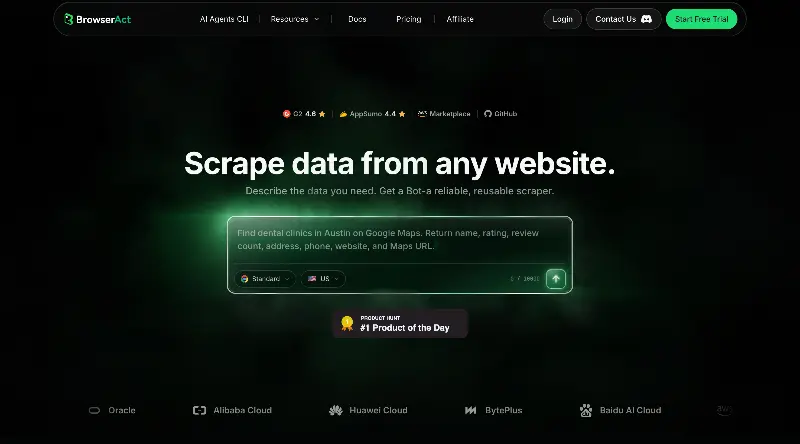 BrowserAct preview