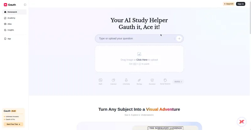 Gauth preview