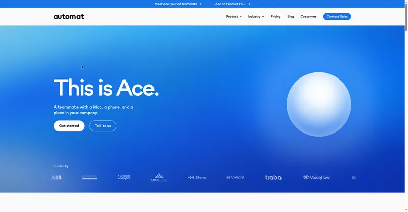 Ace from Automat Workforce preview