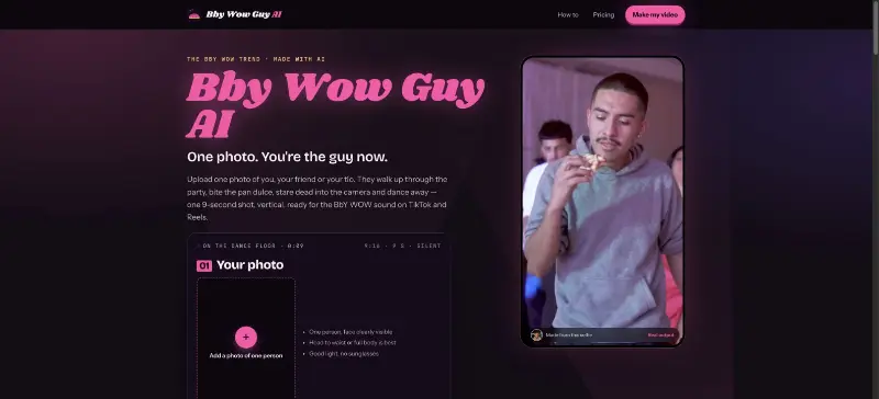 Bby Wow Guy AI preview