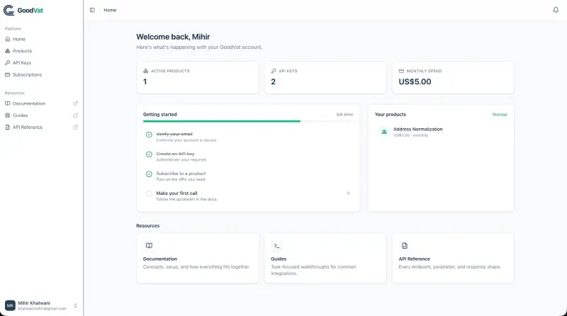 GoodVat preview