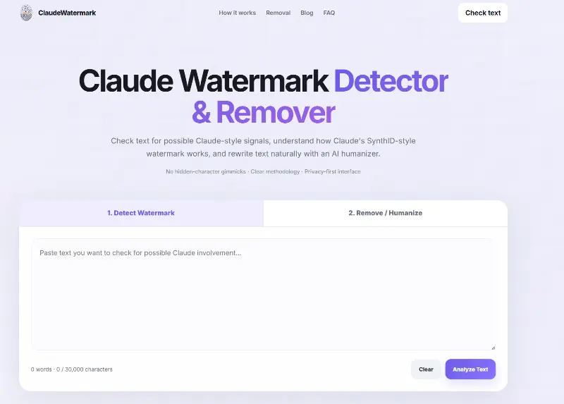Claude Watermark preview
