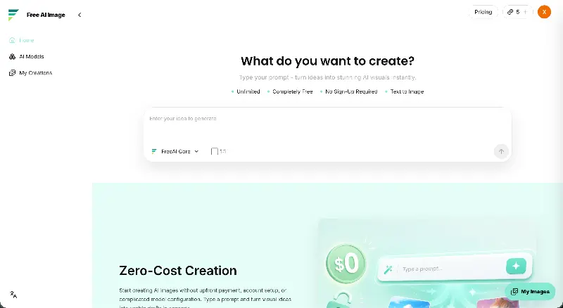 Free AI Image preview