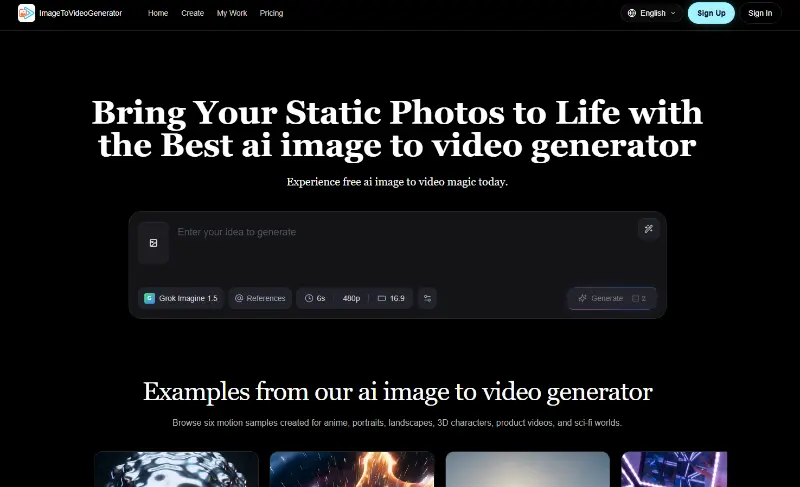 image to video generator preview