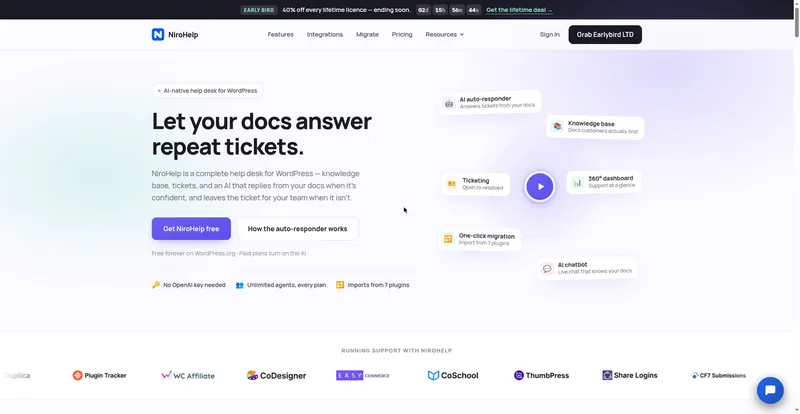 NiroHelp preview