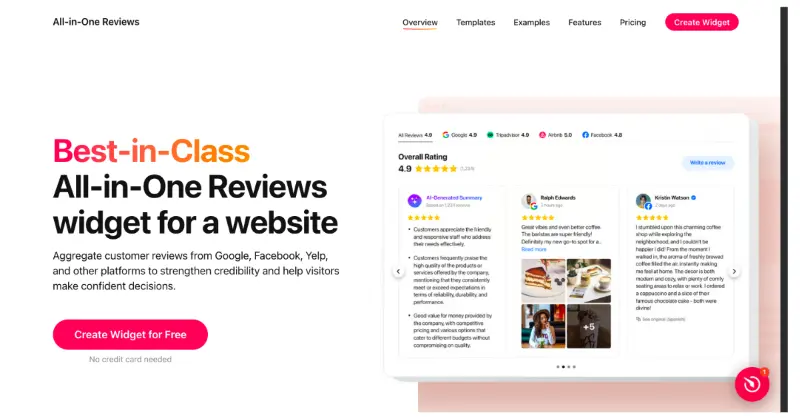 JustReviews by Elfsight preview