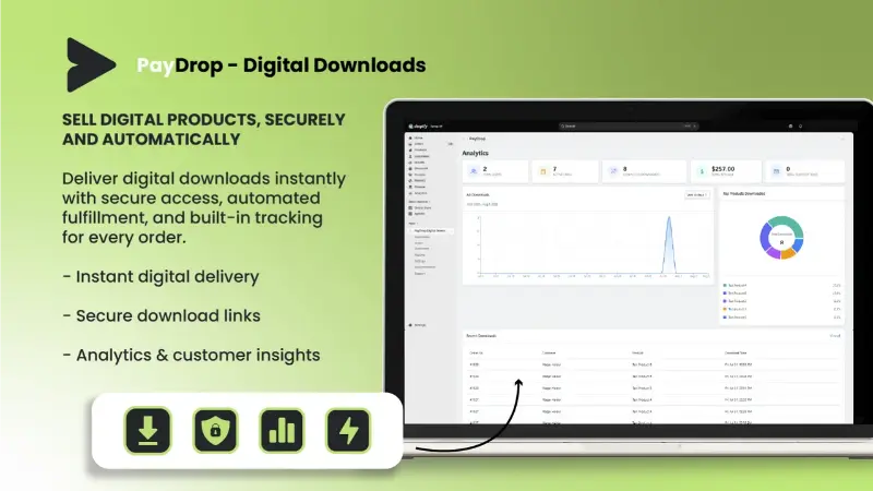 PayDrop Digital Downloads preview