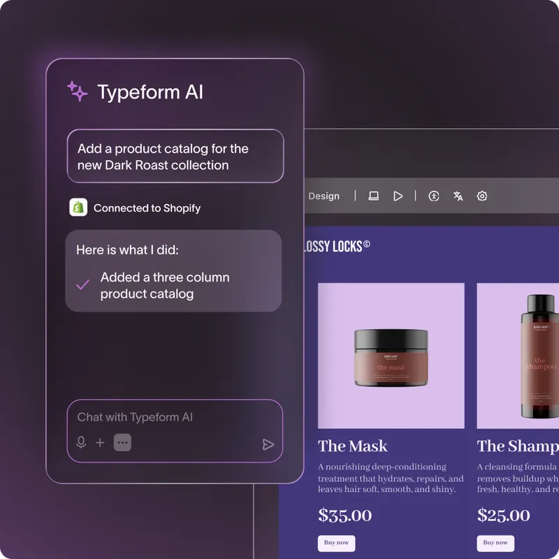 Typeform preview
