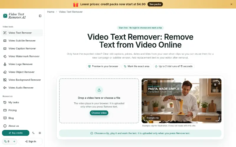 Video Text Remover AI preview