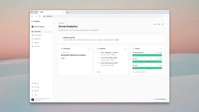 FeedFast preview