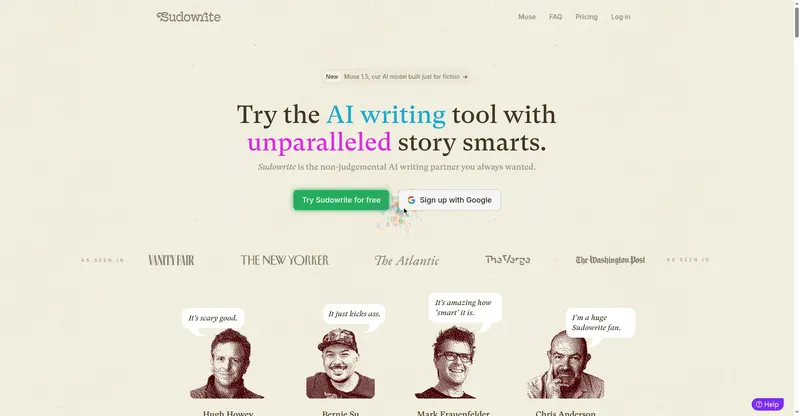 Sudowrite preview