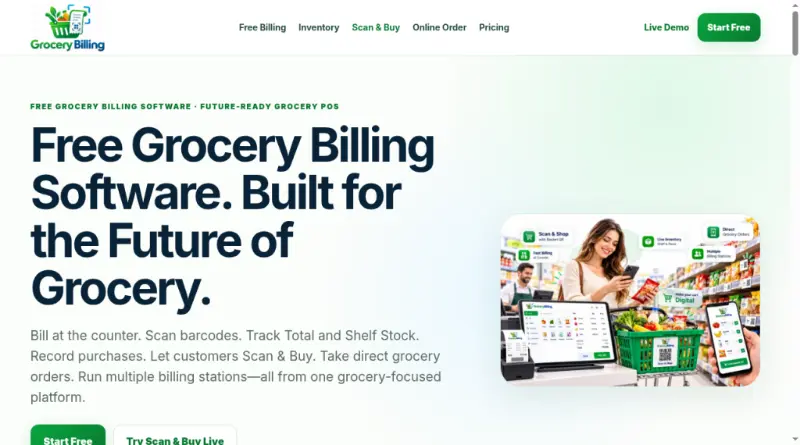 GroceryBilling preview