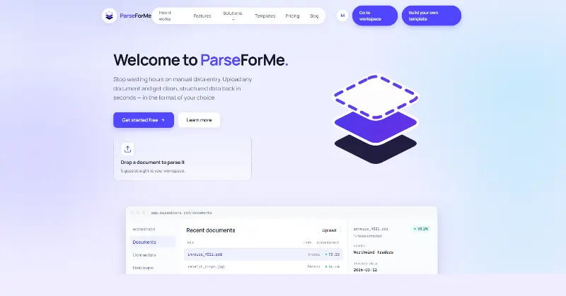 ParseForMe preview