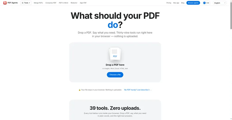 Offline PDF Agents for Mac preview