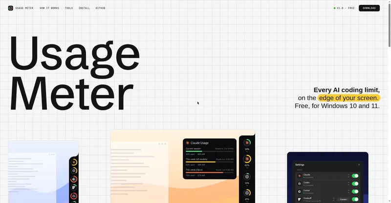 Usage Meter preview
