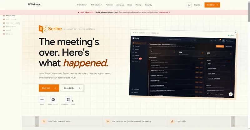 Scribe by AI Xccelerate preview