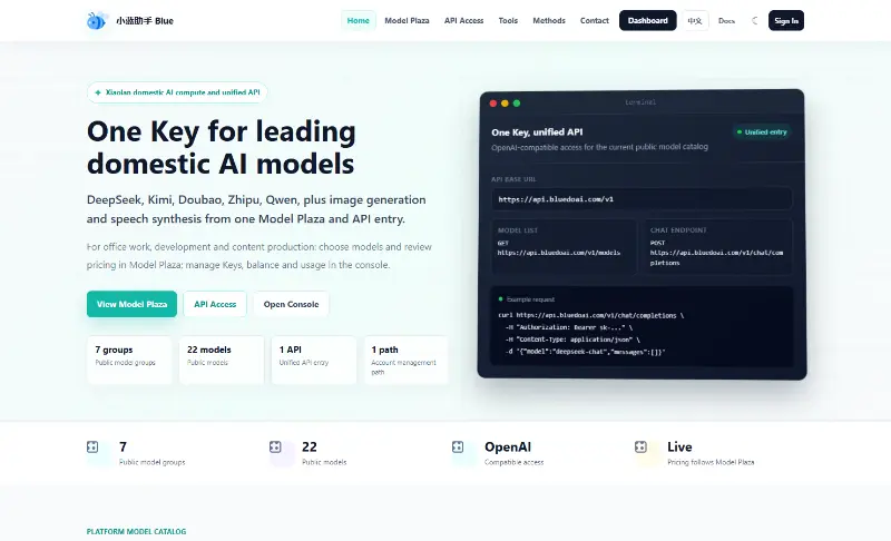 BlueDoAI preview