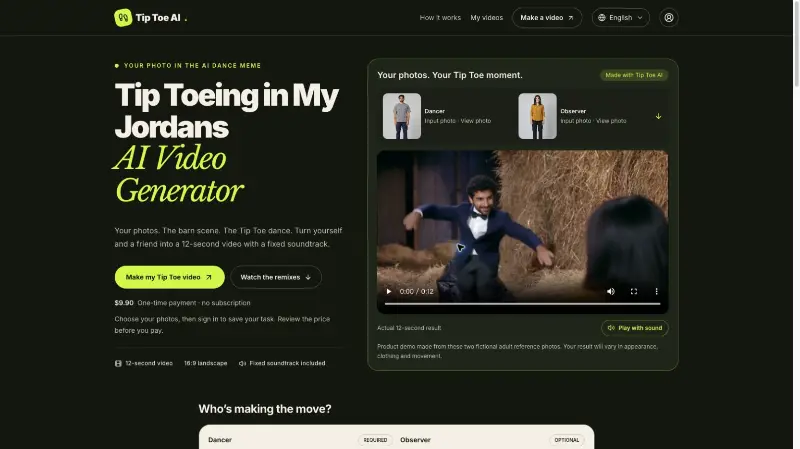 Tip Toe AI preview