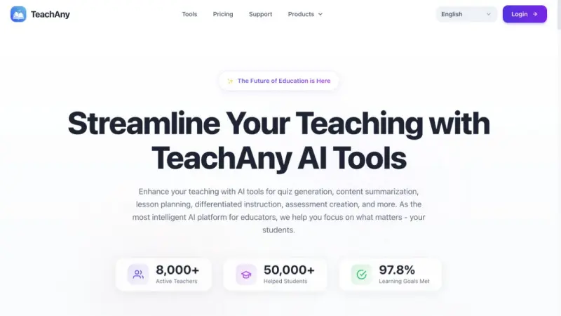 TeachAny preview
