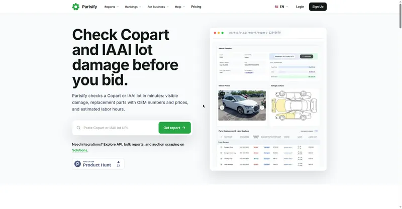 Partsify preview