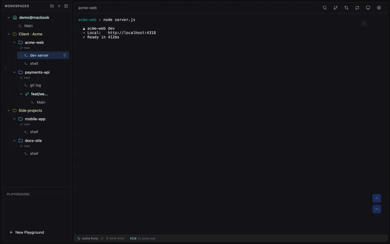 CLI Manager preview