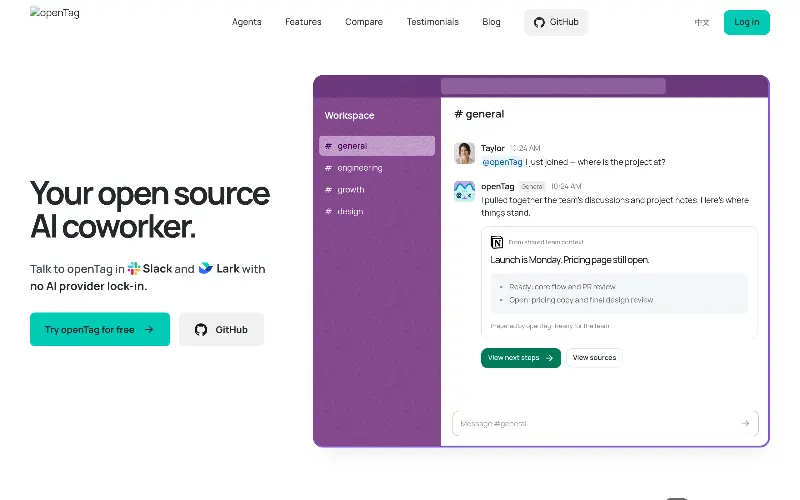 OpenTag preview