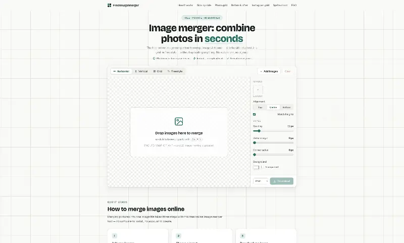 Free Image Merger preview