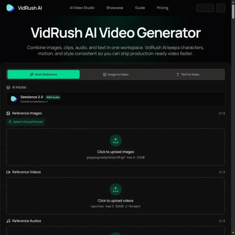 VidRush AI preview