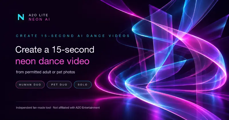 A2O LITE NEON AI Dance preview