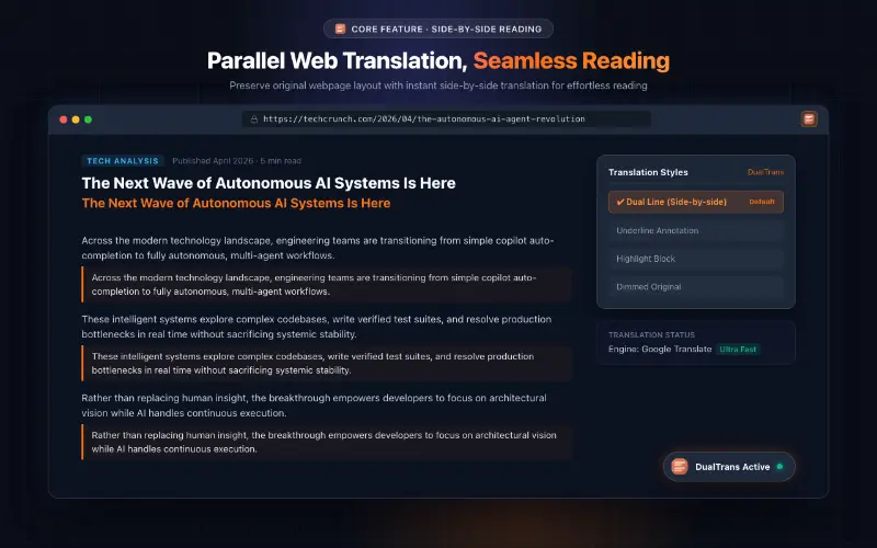 DualTrans preview