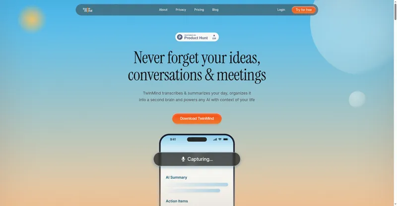 TwinMind for Desktop preview
