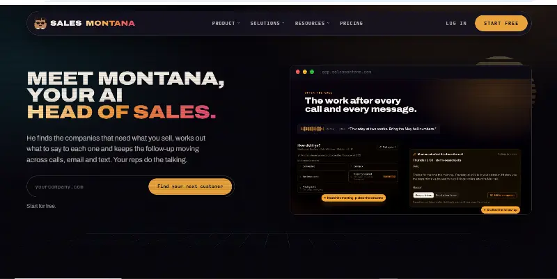 Sales Montana preview
