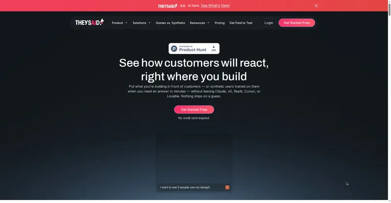 TheySaid 4.0 preview