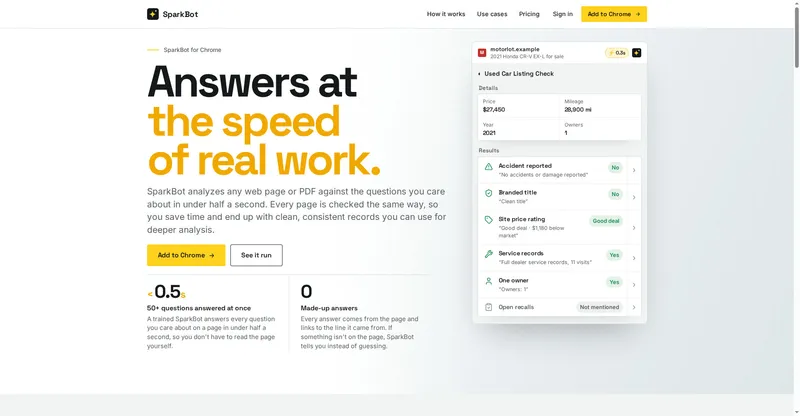 SparkBot preview