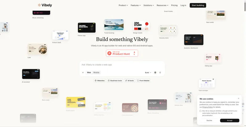 Vibely preview