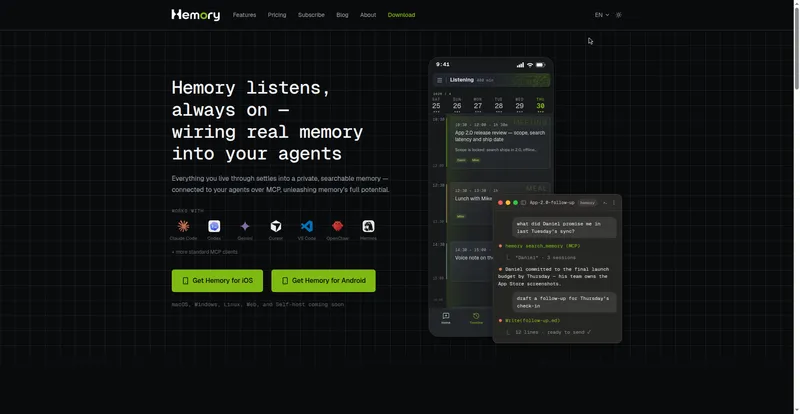 Hemory preview
