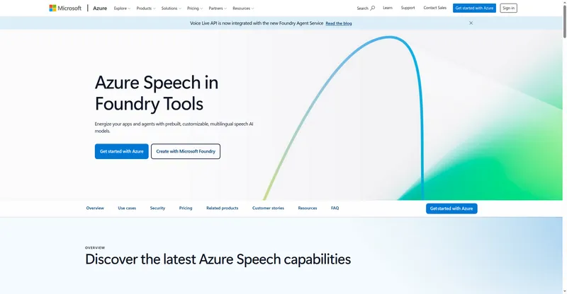 Azure AI Speech preview