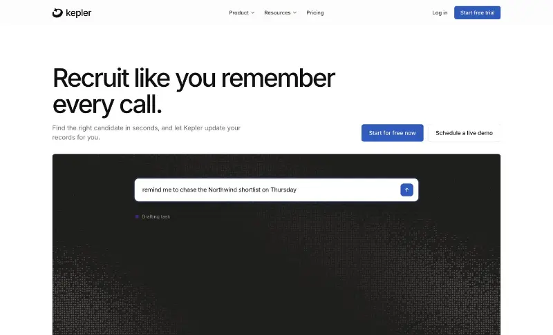 Kepler CRM preview