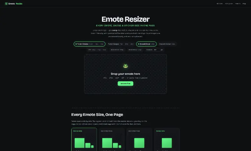 Emote Resizer preview