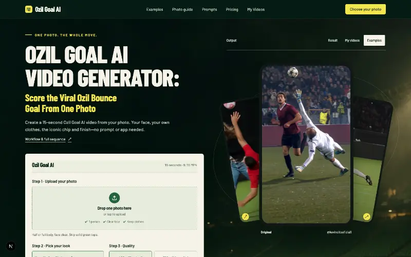 Ozil Goal AI preview