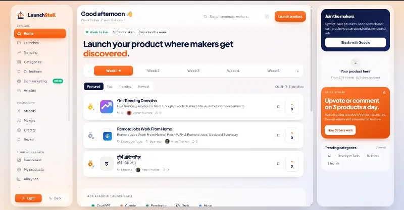 LaunchSt preview
