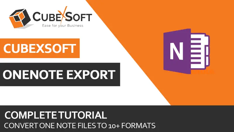 CubexSoft OneNote Converter preview