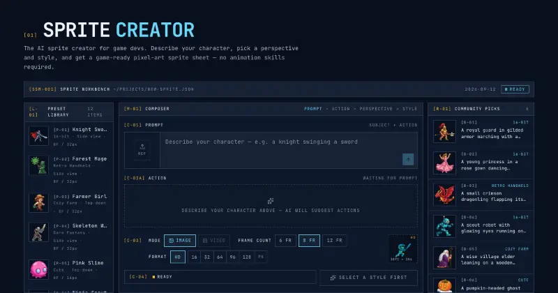 Sprite Sheet Maker preview