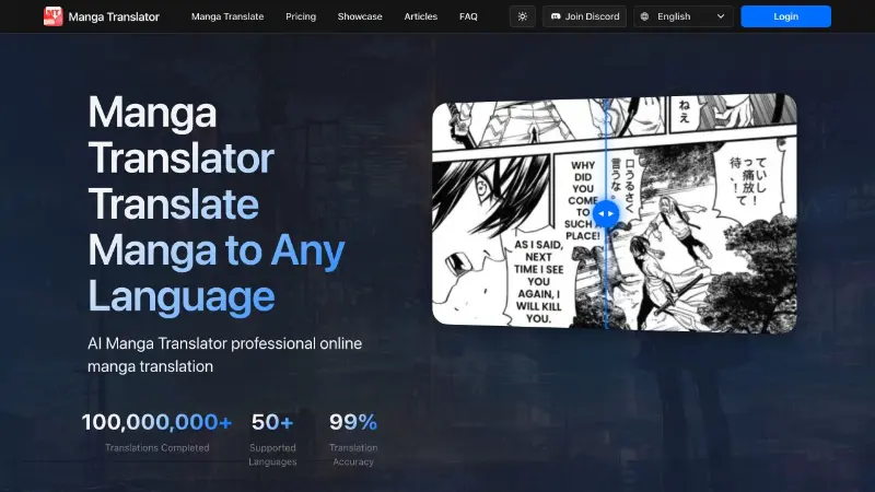 manga translator preview